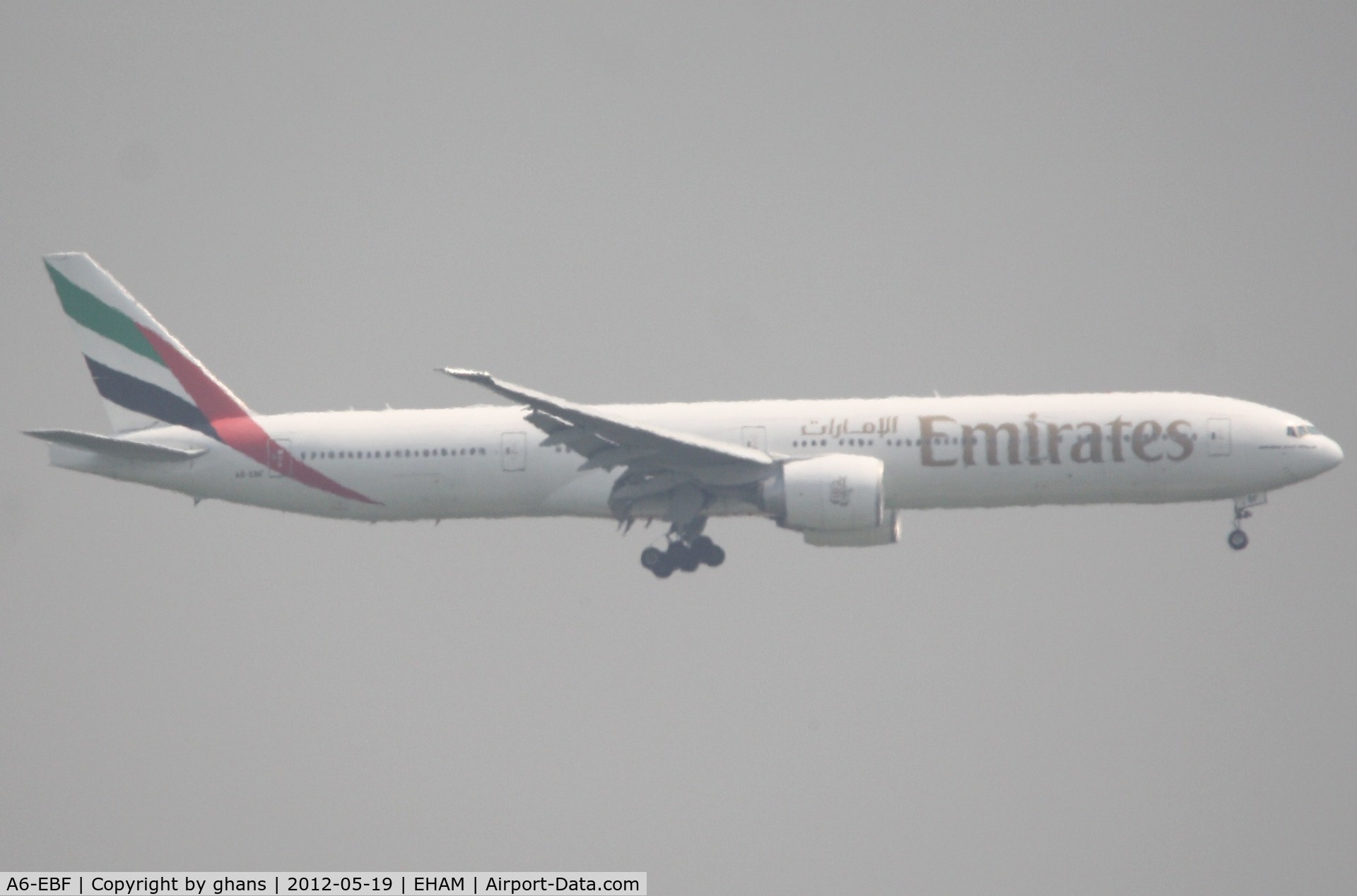 A6-EBF, 2005 Boeing 777-31H/ER C/N 32708, Emirates