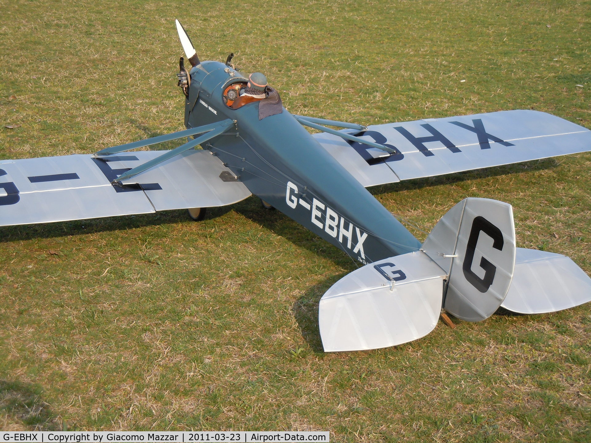 G-EBHX, 1923 De Havilland DH-53 Humming Bird C/N 98, Model 1/3 scale by Giacomo Mazzari