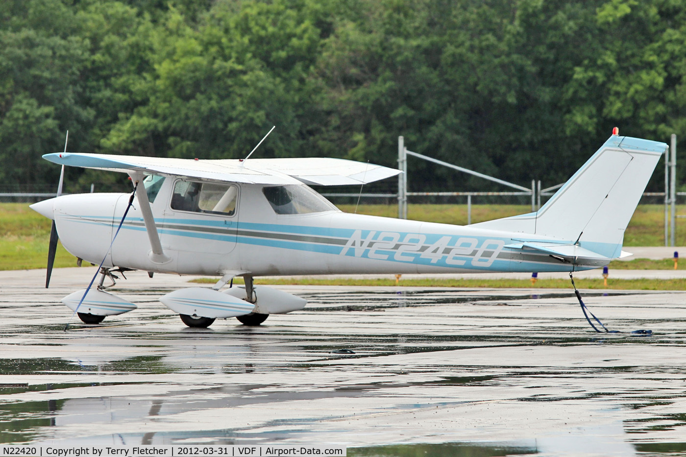 N22420, 1968 Cessna 150H C/N 15068268, At Tampa Executive