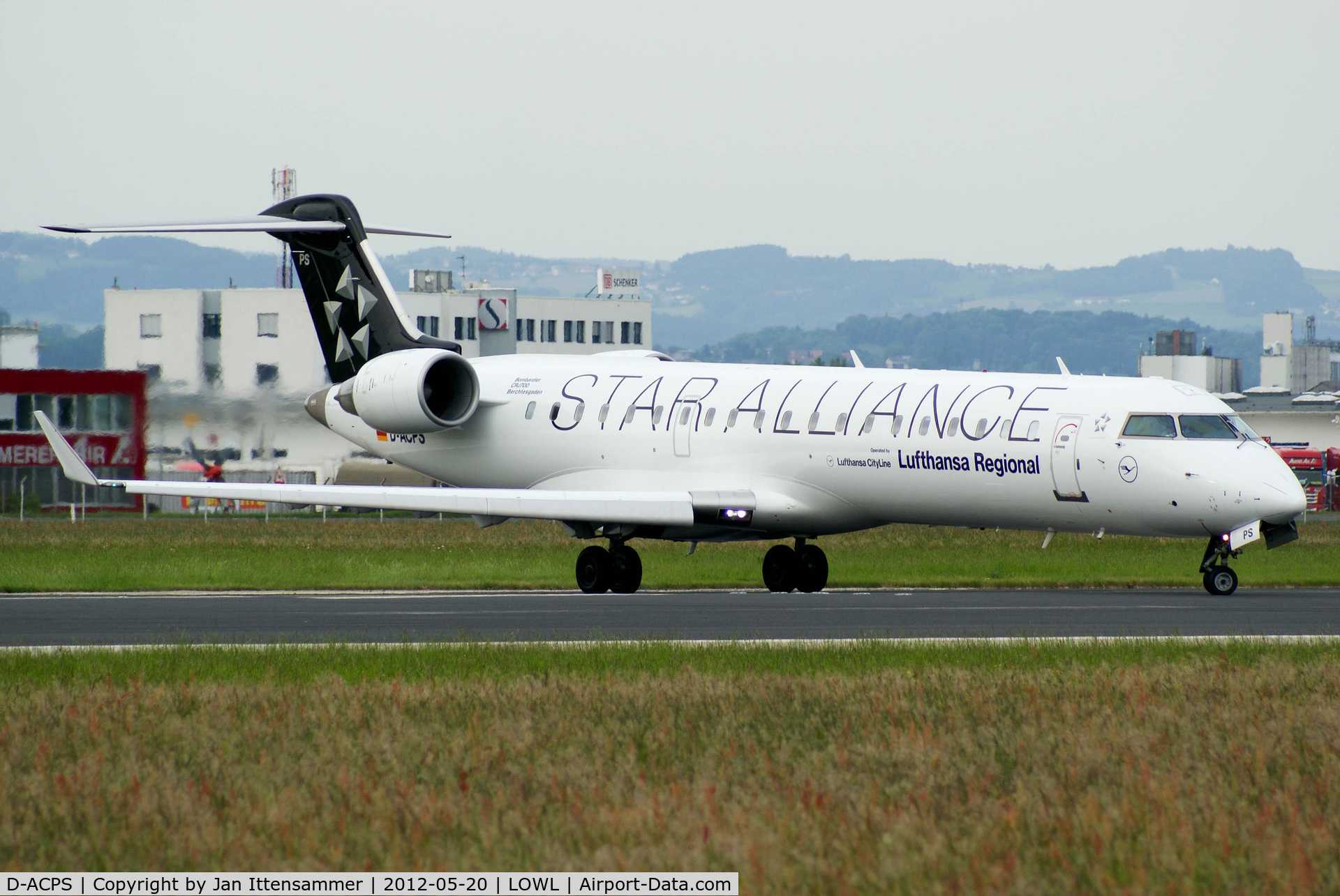 D-ACPS, 2003 Canadair CRJ-700 (CL-600-2C10) Regional Jet C/N 10100, D-ACPS Q LOWL