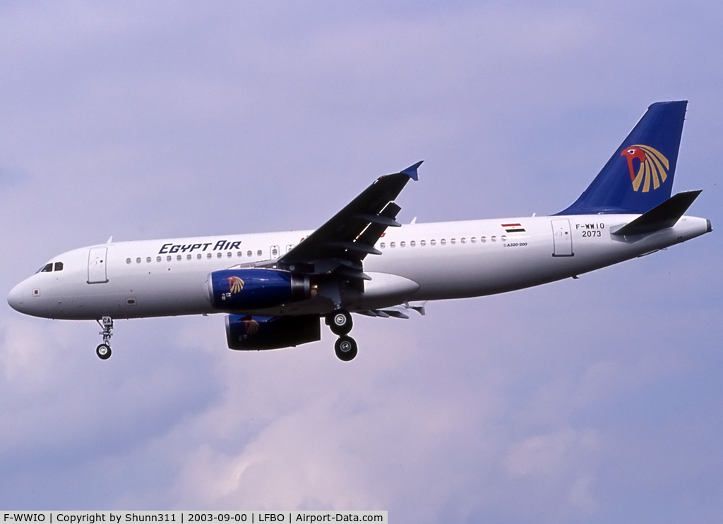 F-WWIO, 2003 Airbus A320-232 C/N 2073, C/n 2073 - To be SU-GCA