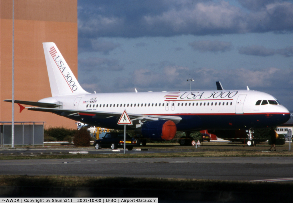 F-WWDR, 2001 Airbus A320-214 C/N 1615, C/n 1615 - To be N261AV