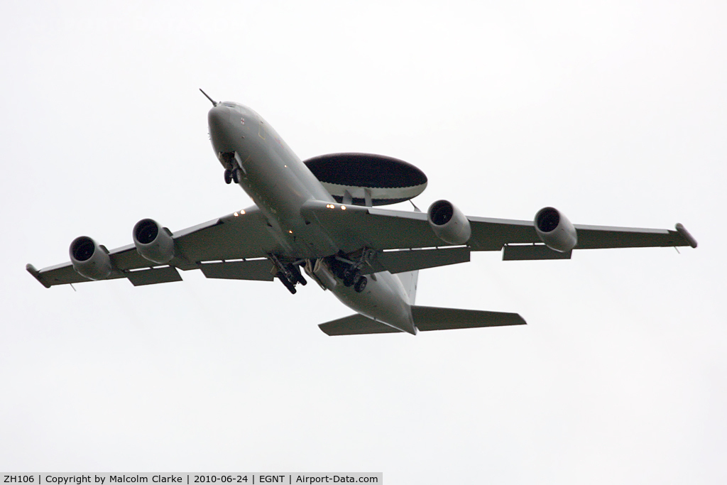 ZH106, 1991 Boeing E-3D Sentry AEW.1 C/N 24114, Boeing E-3D Sentry AEW.1, Newcastle Airport, June 2010.