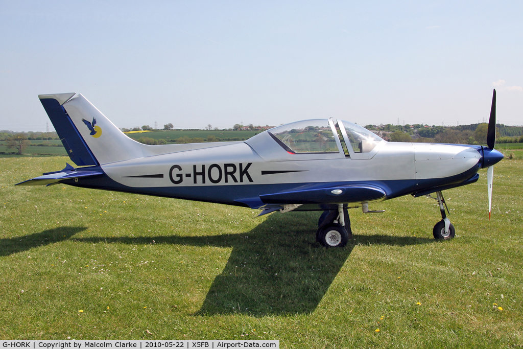 G-HORK, 2007 Alpi Aviation Pioneer 300 Hawk C/N PFA 330A-14741, Alpi Aviation Pioneer 300 Hawk, Fishburn Airfield, May 2010.