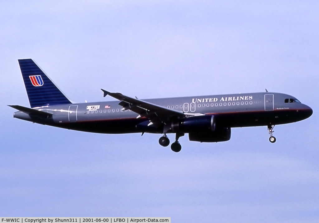 F-WWIC, 2001 Airbus A320-232 C/N 1495, C/n 1495 - To be N475UA