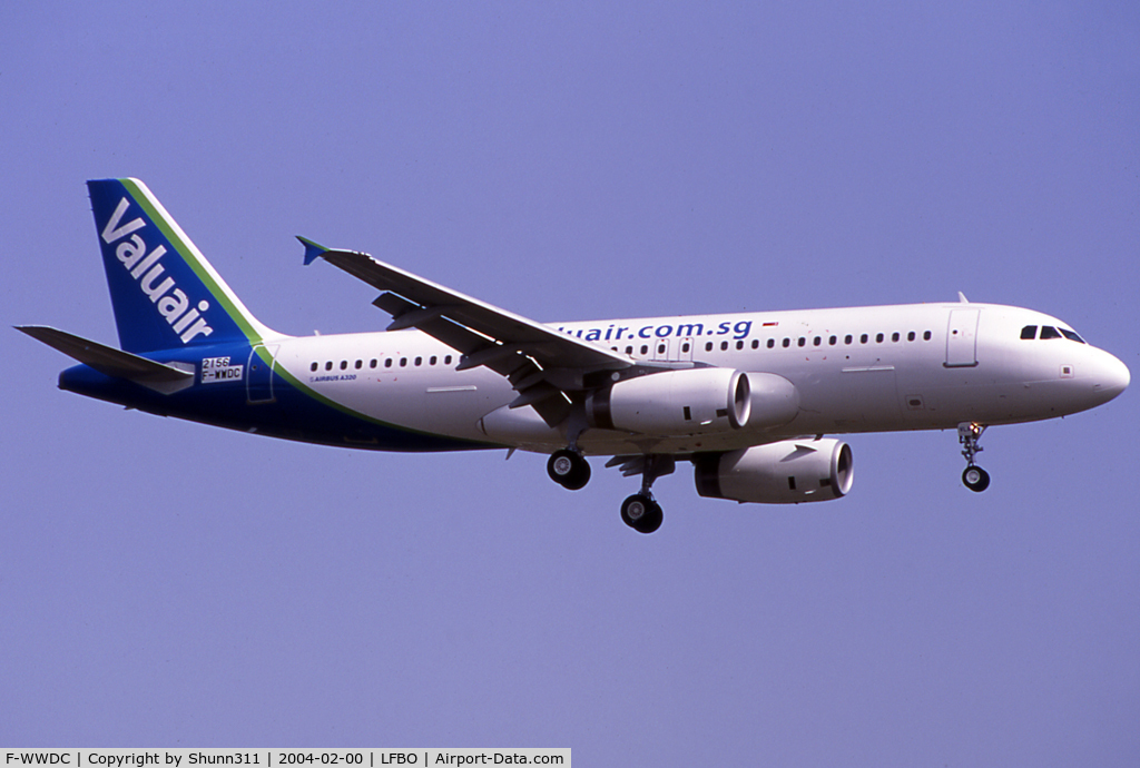 F-WWDC, 2003 Airbus A320-232 C/N 2156, C/n 2156 - To be 9V-VLA