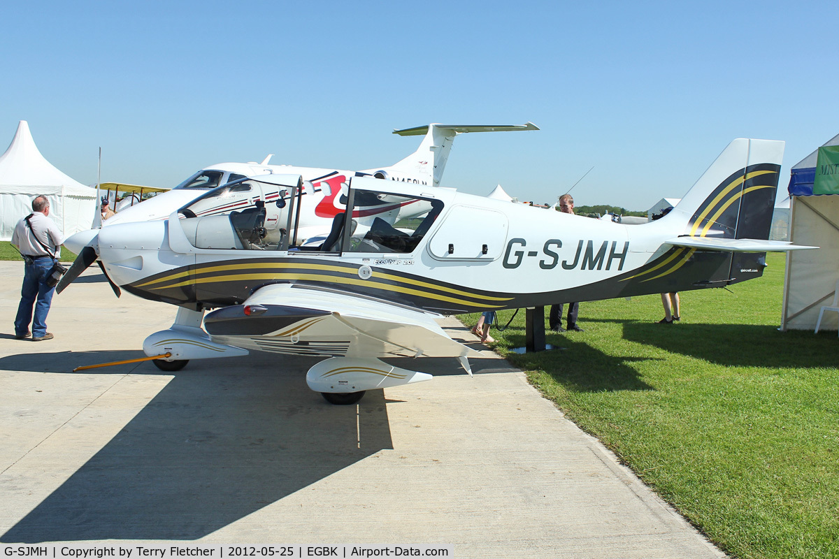 G-SJMH, 2008 Robin DR-400-140B Dauphin Major Major C/N 2637, Exhibited in the static display at 2012 AeroExpo at Sywell