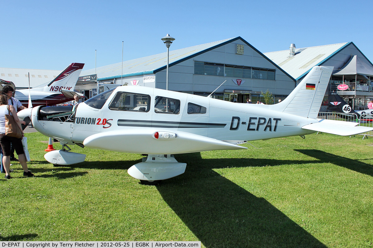 D-EPAT, Piper PA-28-161 Warrior ll C/N 28-42084, Exhibited in the static display at 2012 AeroExpo at Sywell