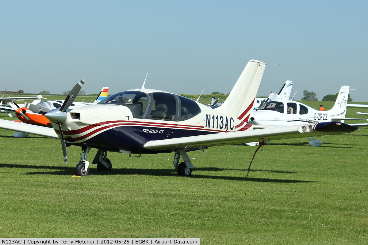 N113AC, 2002 Socata TB-20 Trinidad C/N 2121, A visitor to Sywell , on Day 1 of 2012 AeroExpo