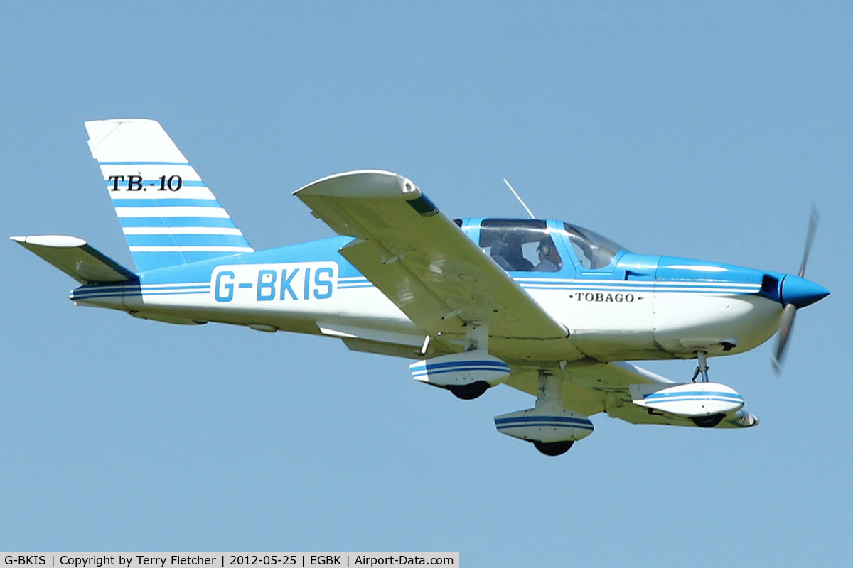 G-BKIS, 1982 Socata TB-10 Tobago C/N 329, A visitor to Sywell , on Day 1 of 2012 AeroExpo