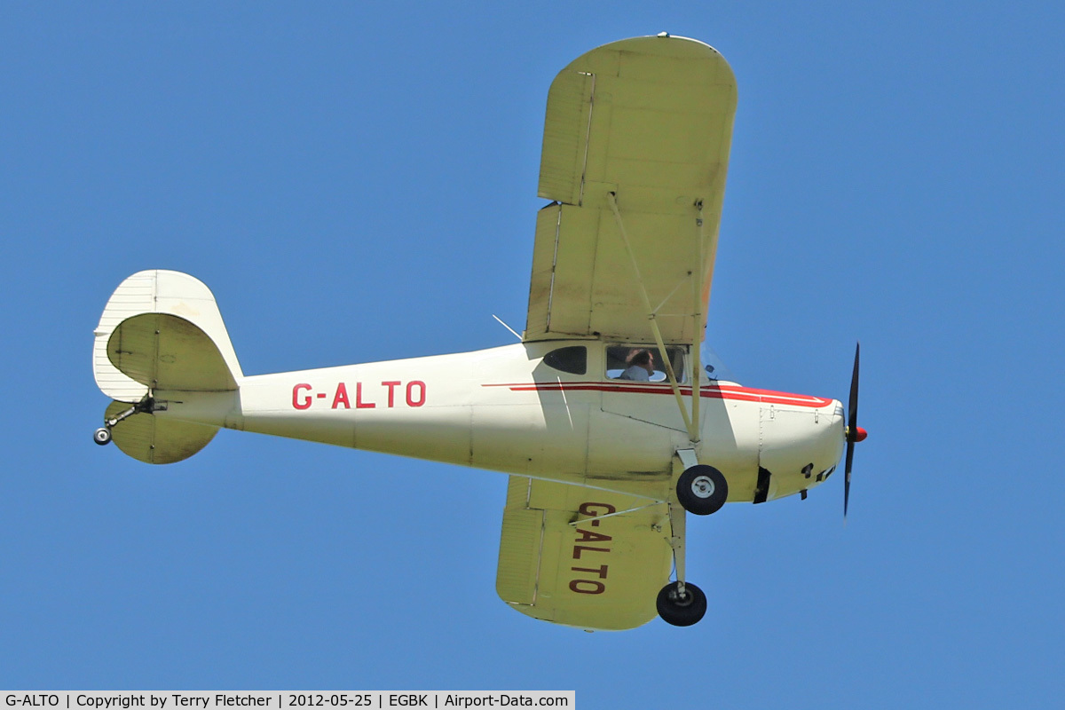 G-ALTO, 1948 Cessna 140 C/N 14253, A visitor to Sywell , on Day 1 of 2012 AeroExpo