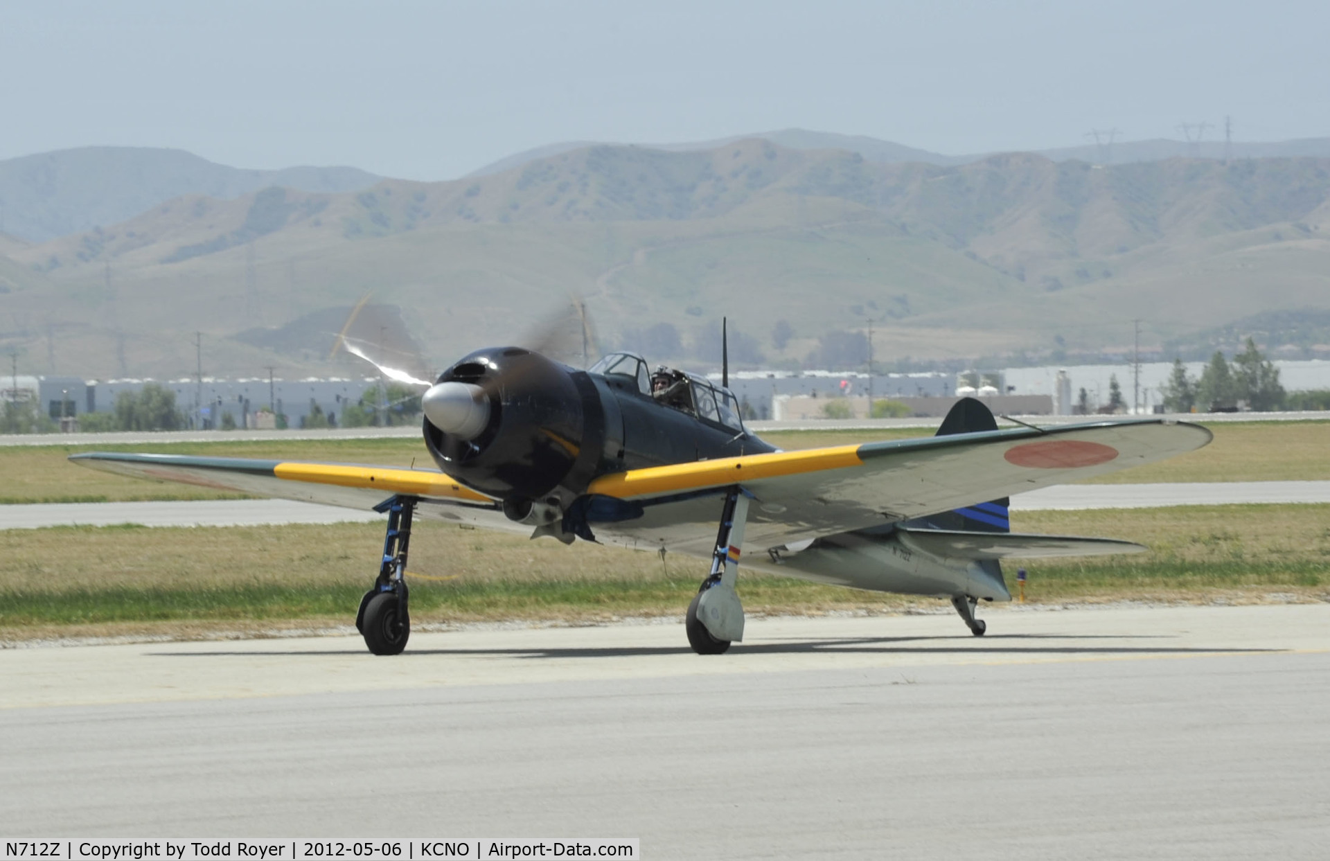 N712Z, 1942 Mitsubishi A6M3 Reisen (Zero) C/N 3869, Chino Airshow 2012