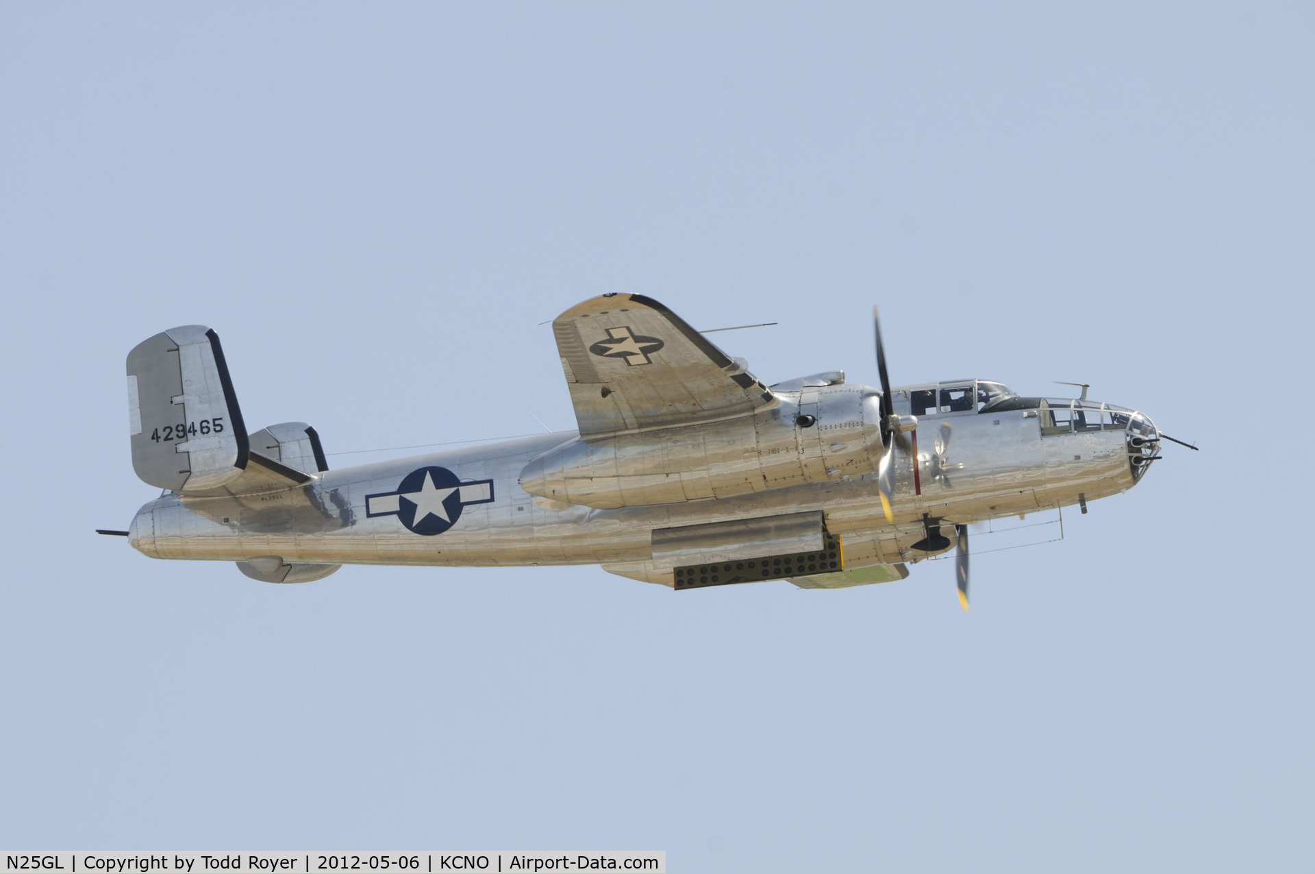 N25GL, 1944 North American TB-25N Mitchell C/N 44-29465 (108-32740), 2012 Chino Airshow