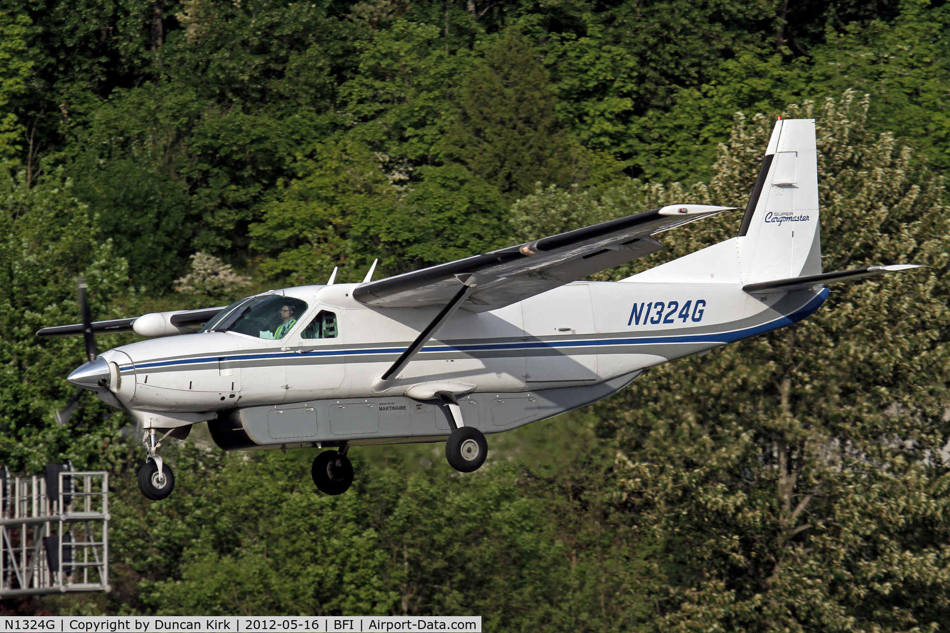N1324G, 1999 Cessna 208B C/N 208B0777, Current BFI resident freight hauler