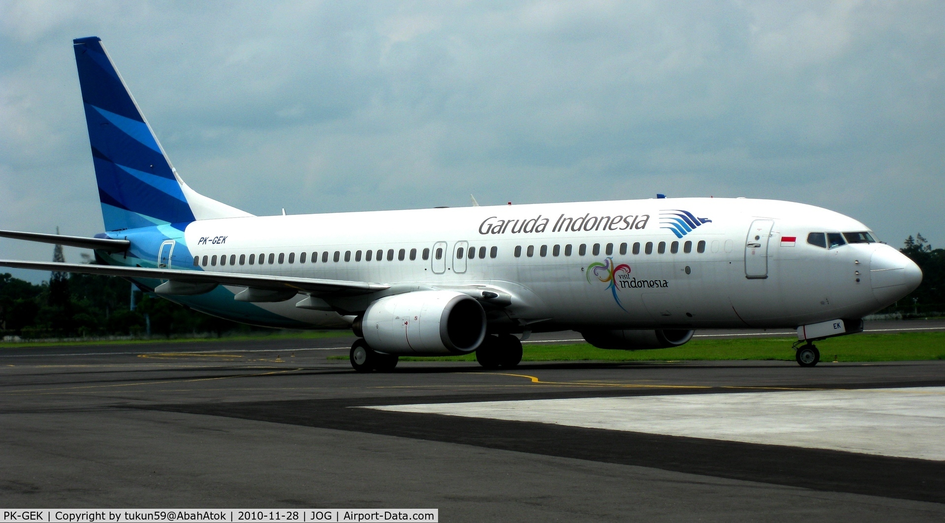 PK-GEK, 2001 Boeing 737-86J C/N 30568, Garuda - Indonesian Airways