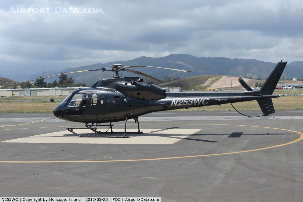 N253WC, 1982 Aerospatiale AS-355F-2 Ecureuil 2 C/N 5206, Parked on the west side helipads