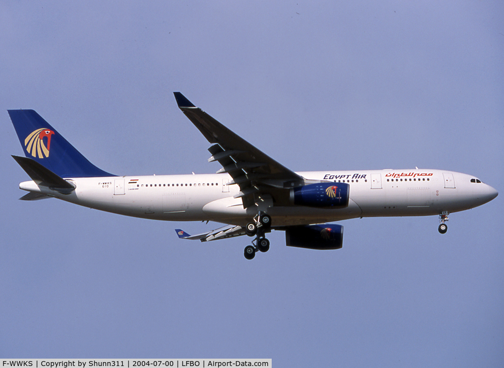 F-WWKS, 2004 Airbus A330-243 C/N 610, C/n 0610 - To be SU-GCF