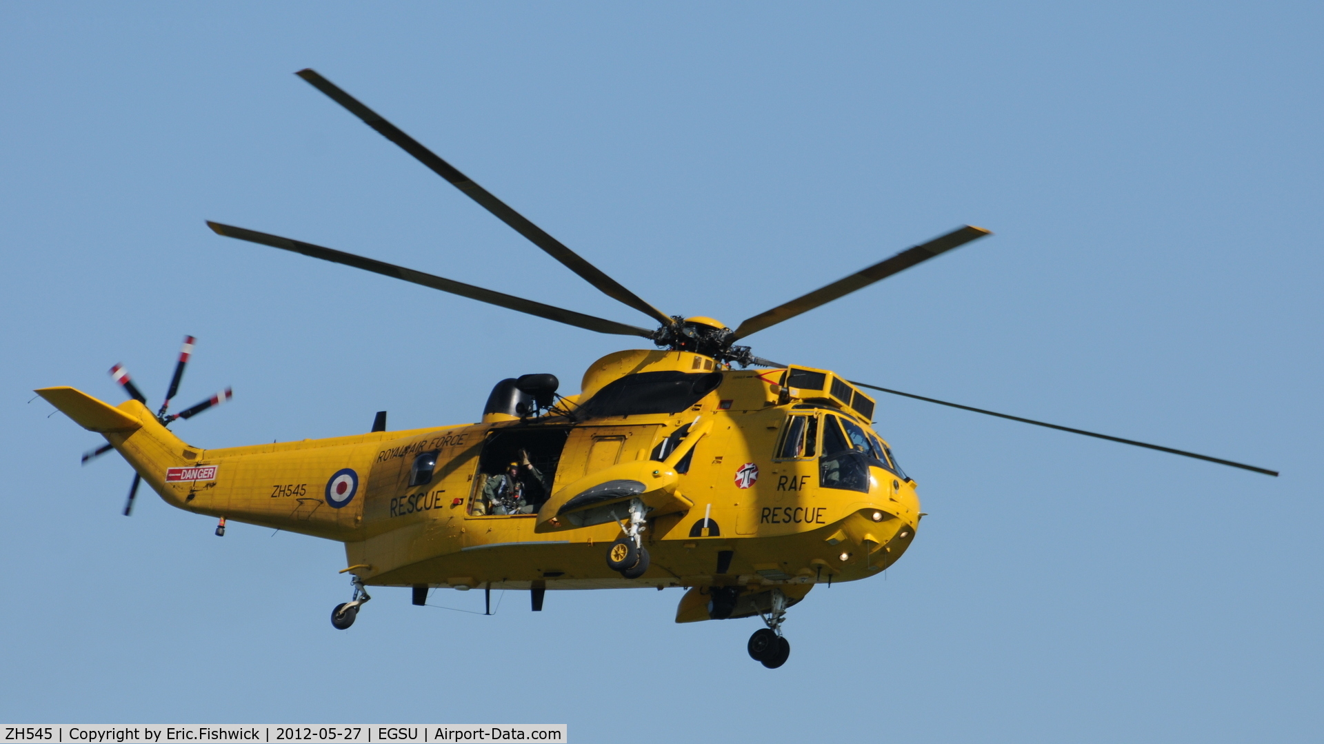 ZH545, Westland Sea King HAR.3A C/N WA1011, 3. ZH545 from 22 Squadron RAF Wattisham completing display at IWM Duxford Jubilee Airshow, May 2012.