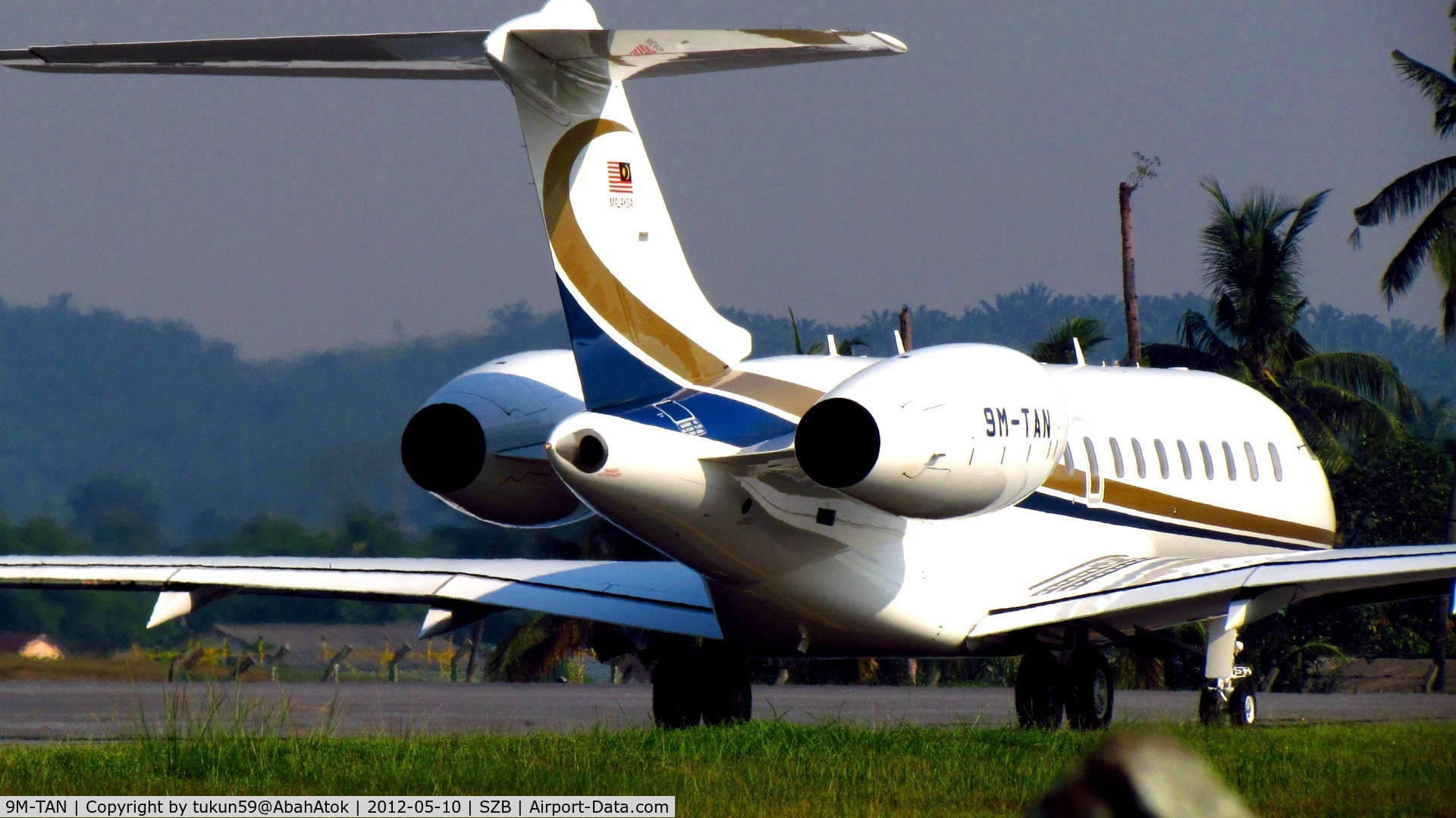 9M-TAN, 2010 Bombardier BD-700-1A11 Global 5000 C/N 9350, Private Jet