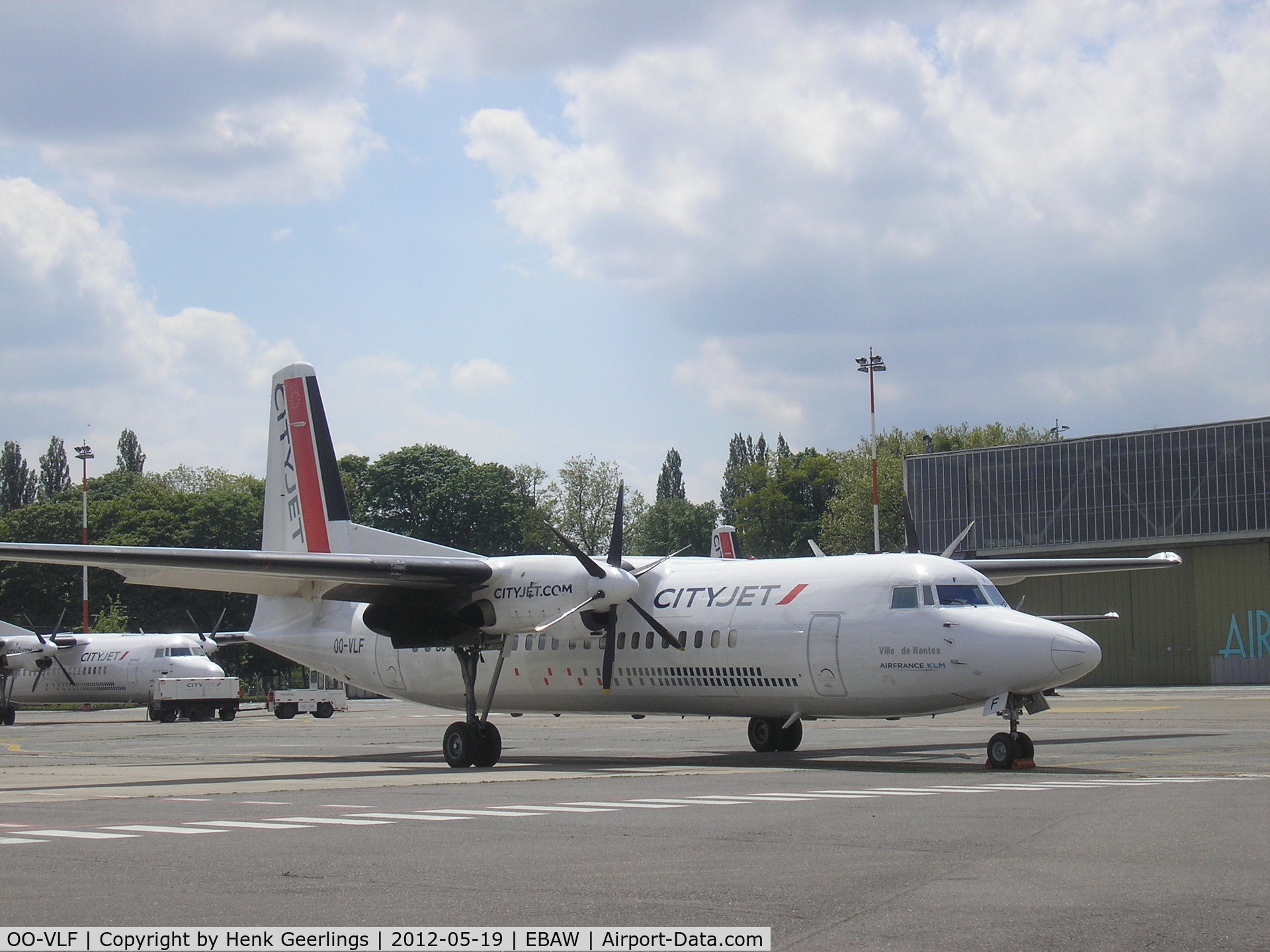 OO-VLF, 1991 Fokker 50 C/N 20208, Stampe Fly in 2012 , Deurne