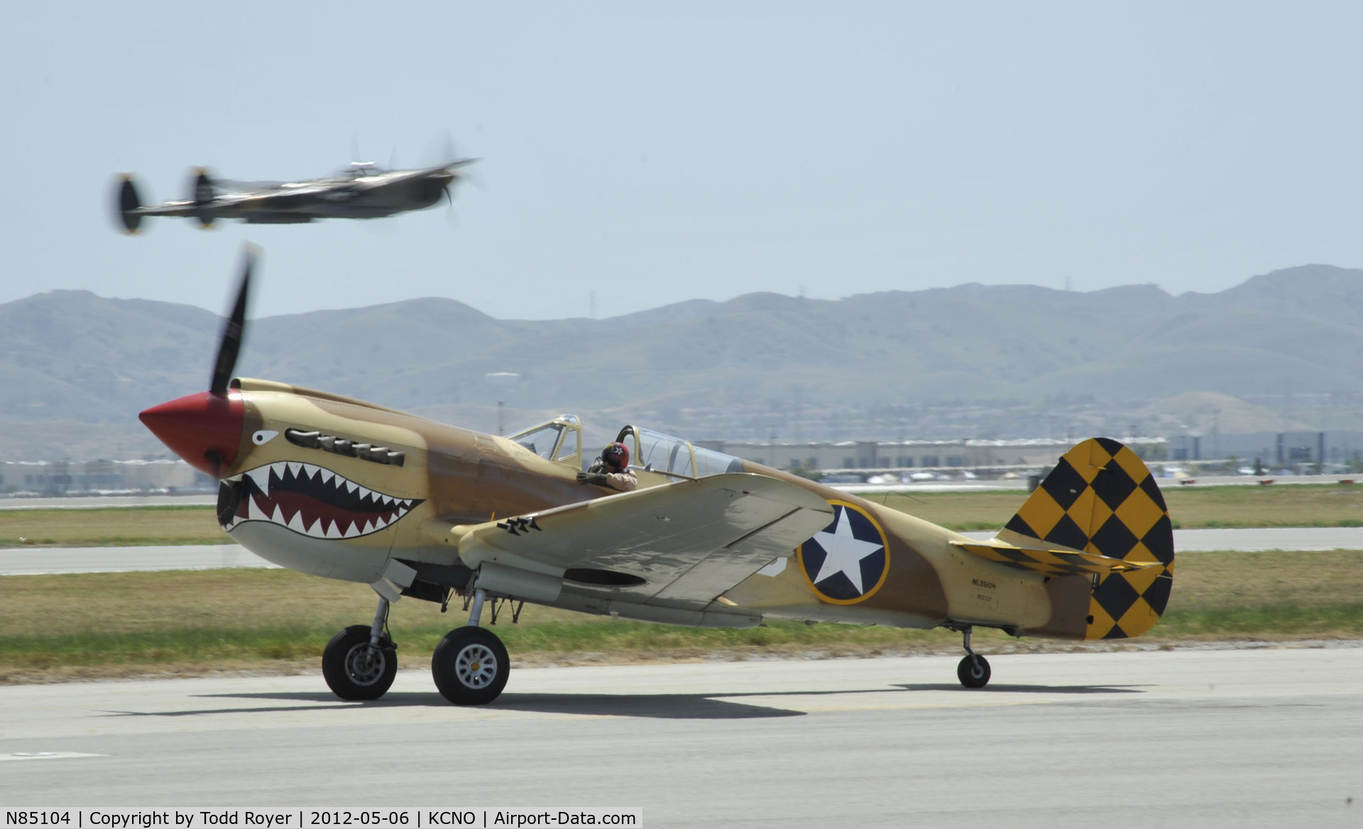 N85104, Curtiss P-40N-5CU Kittyhawk C/N 28954/F858, 2012 Chino Airshow