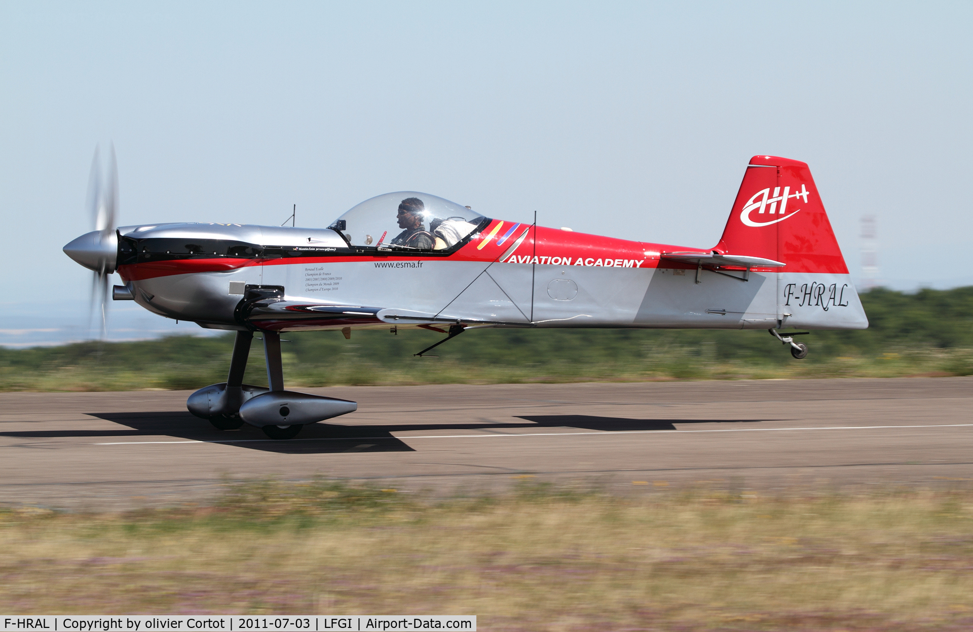 F-HRAL, Mudry CAP-231EX C/N 04, taking off from Darois airfield