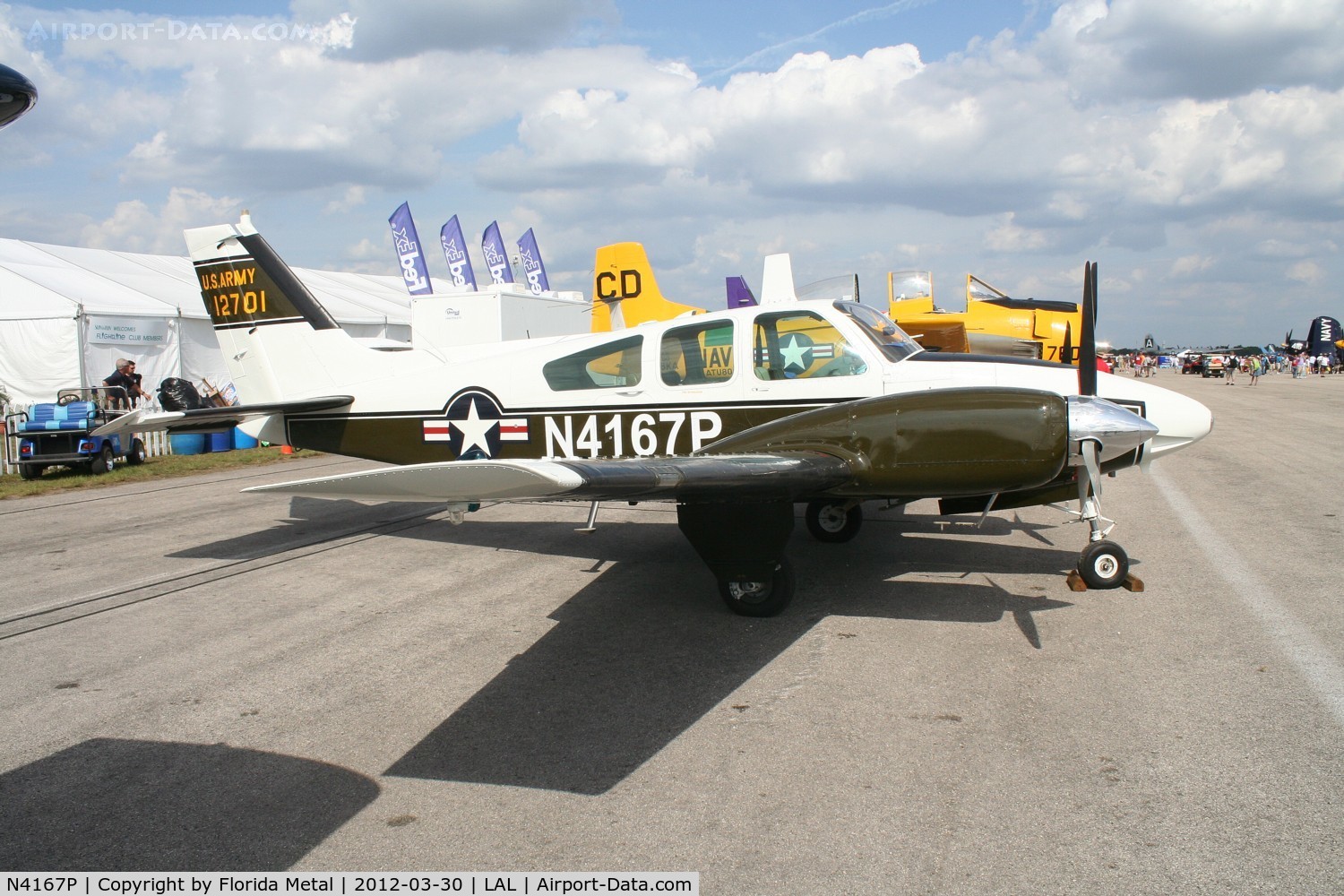 N4167P, 1965 Beech B-55 Baron (T-42A) C/N TF-23, T-42 Cochise