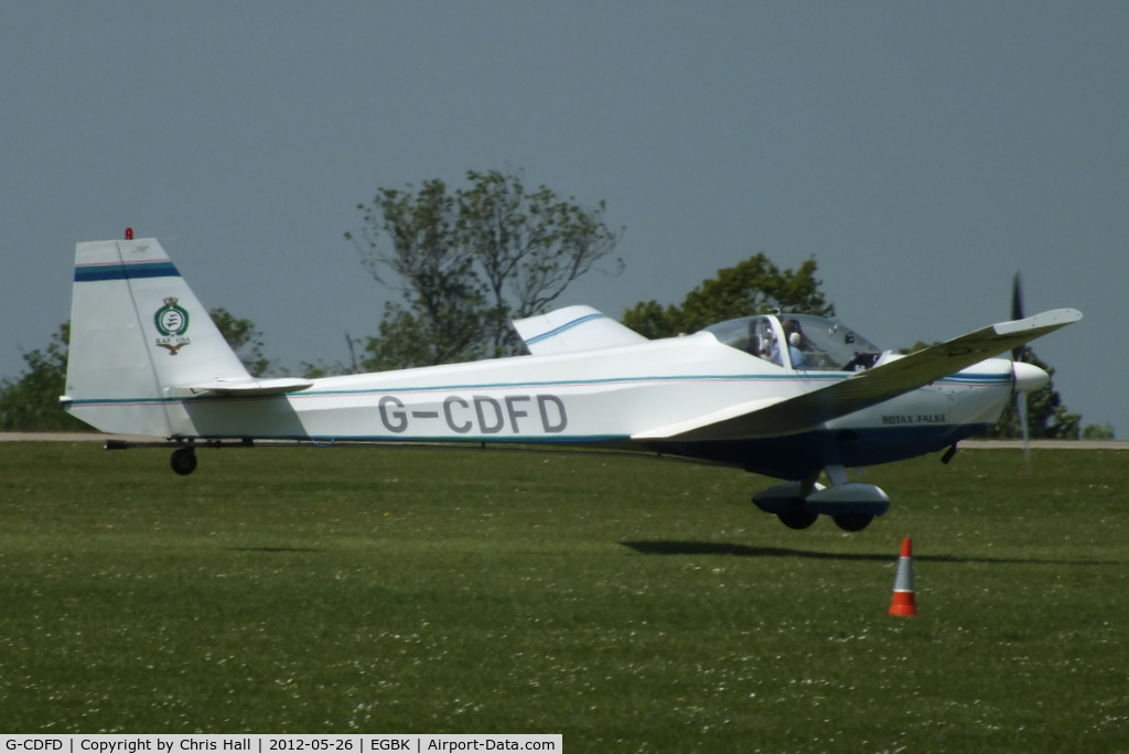G-CDFD, 2004 Scheibe SF-25C Falke C/N 44705, at AeroExpo 2012