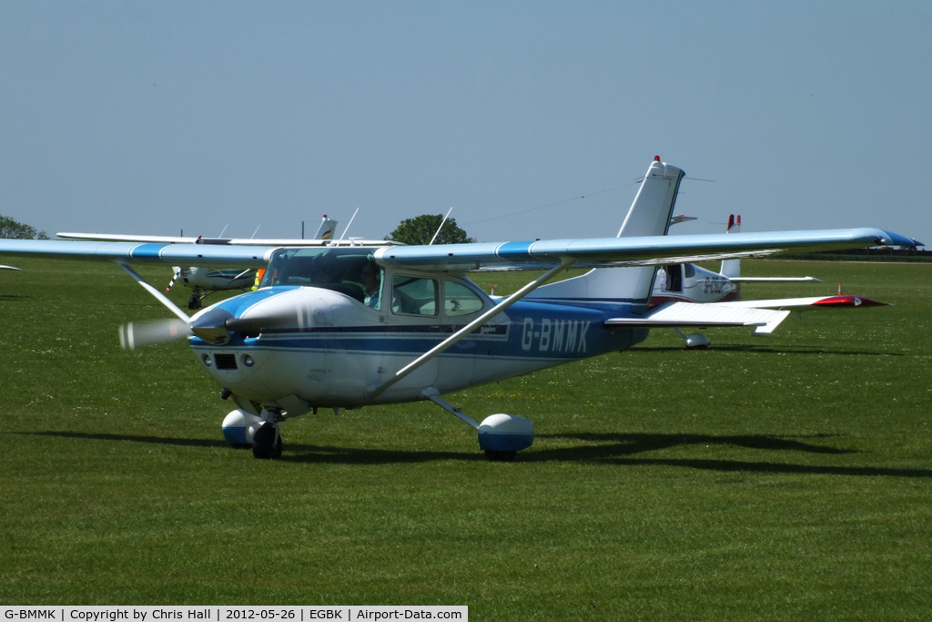 G-BMMK, 1975 Cessna 182P Skylane C/N 182-64117, at AeroExpo 2012