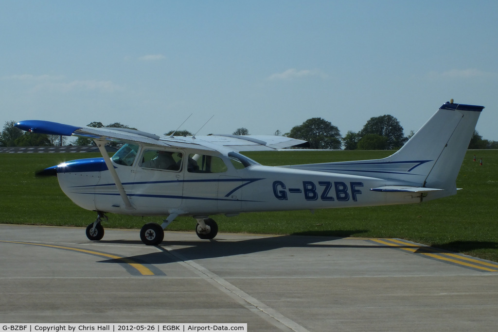 G-BZBF, 1974 Cessna 172M Skyhawk C/N 17262258, at AeroExpo 2012