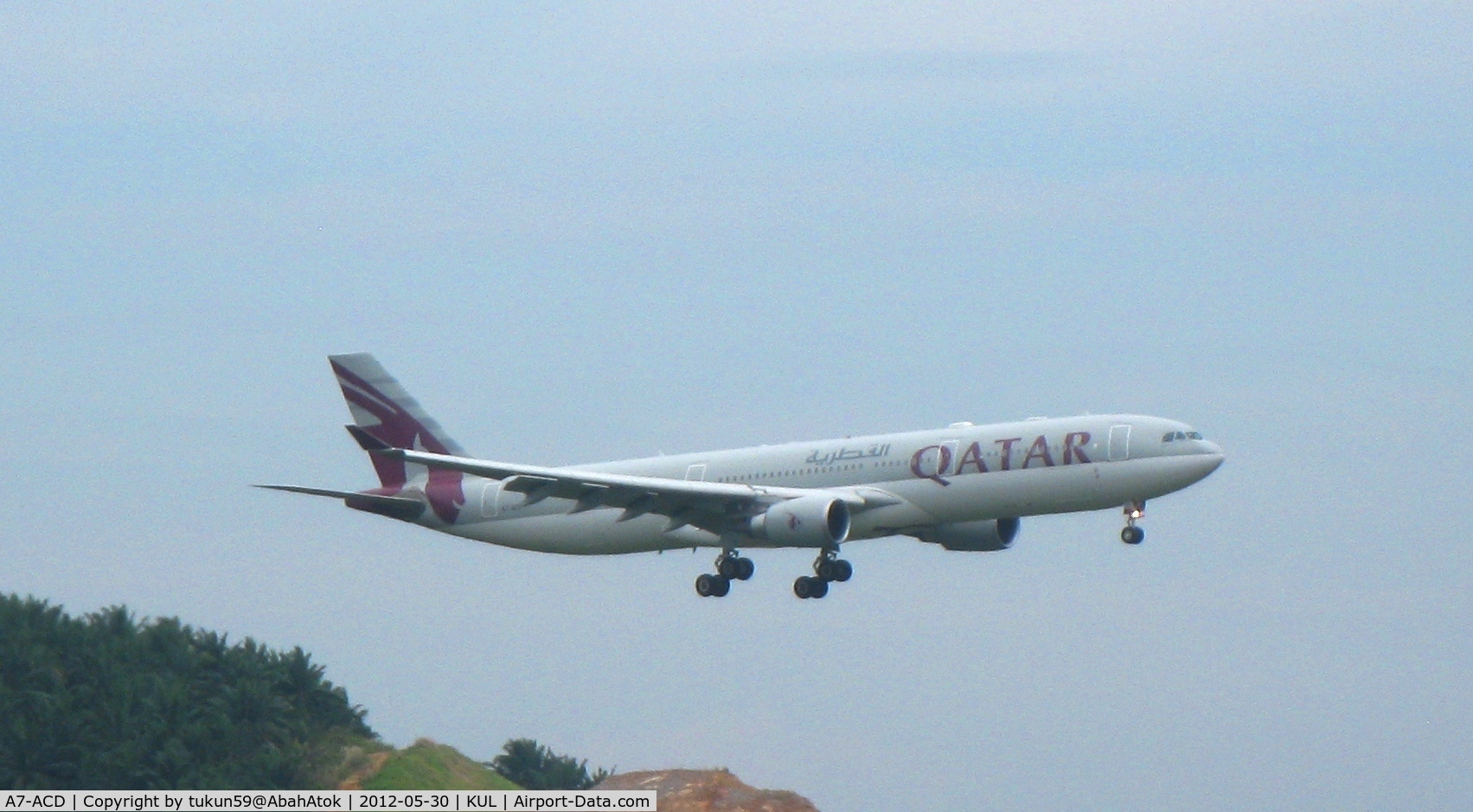 A7-ACD, 2003 Airbus A330-202 C/N 521, Qatar Airways