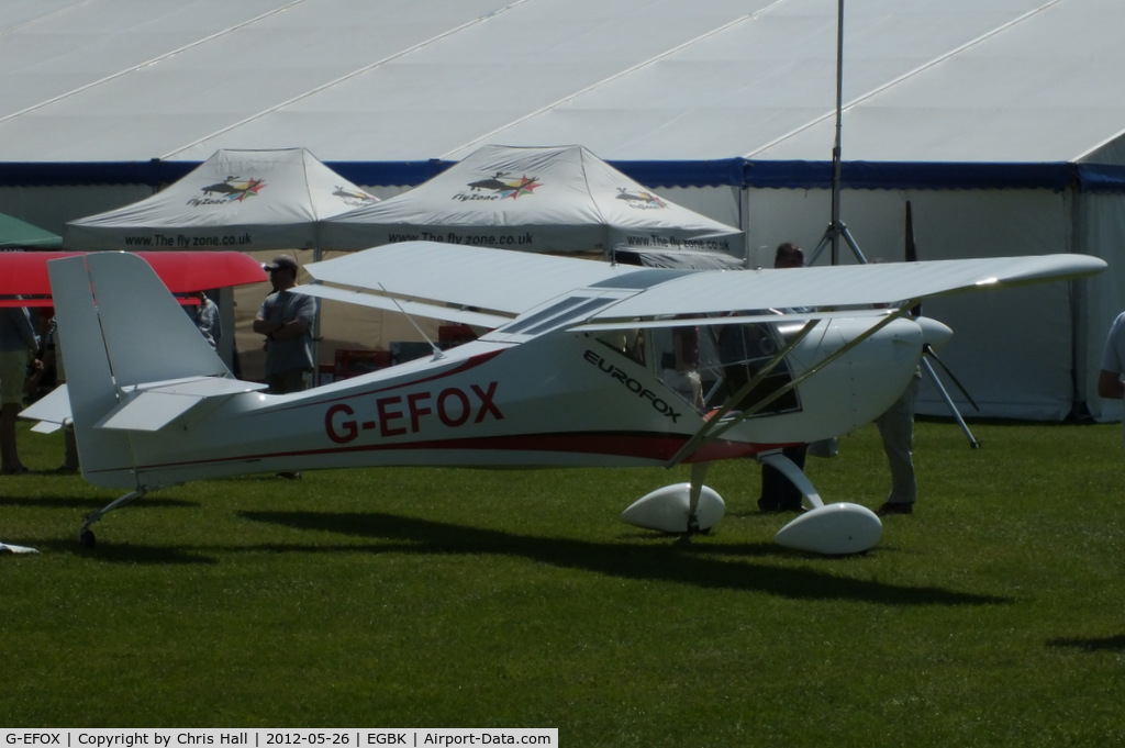 G-EFOX, 2011 Aeropro Eurofox 912(1) C/N BMAA/HB/604, at AeroExpo 2012