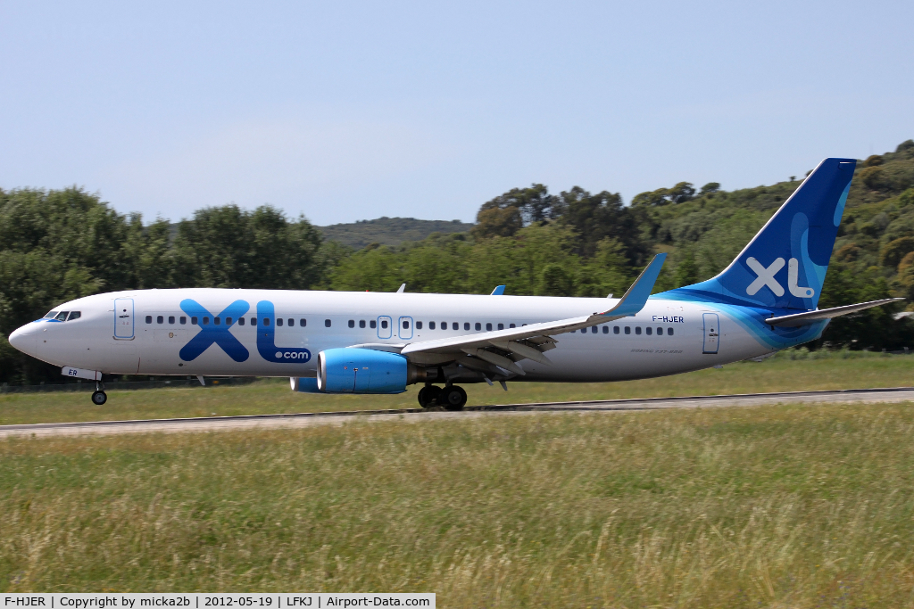 F-HJER, 2002 Boeing 737-86N C/N 32736, Landing in 20 from Paris CDG