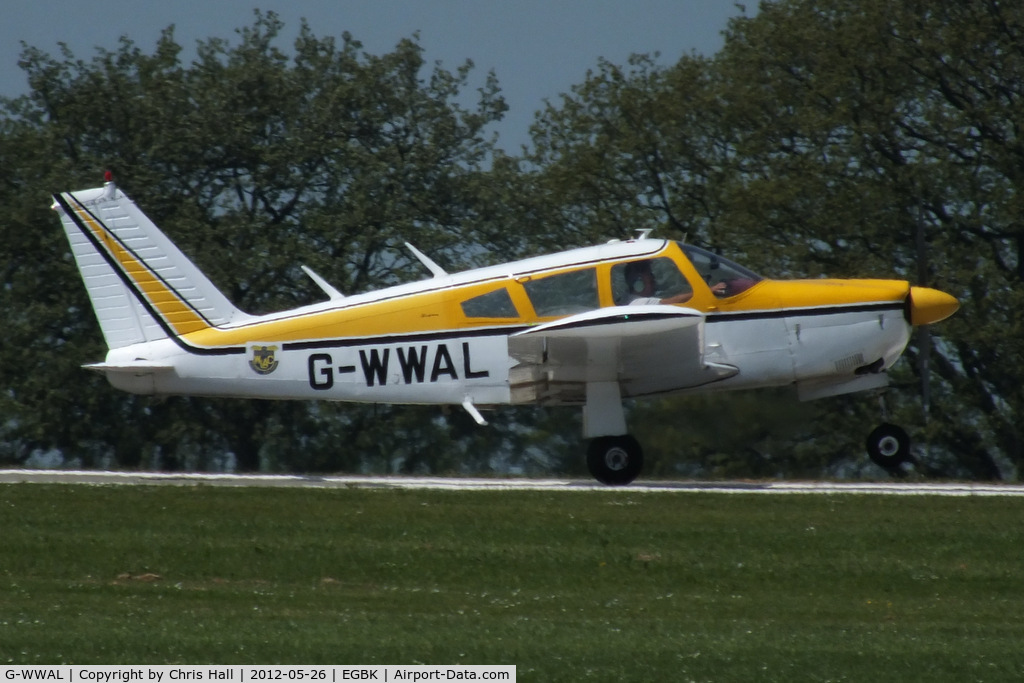 G-WWAL, 1968 Piper PA-28R-180 Cherokee Arrow C/N 28R-30461, at AeroExpo 2012