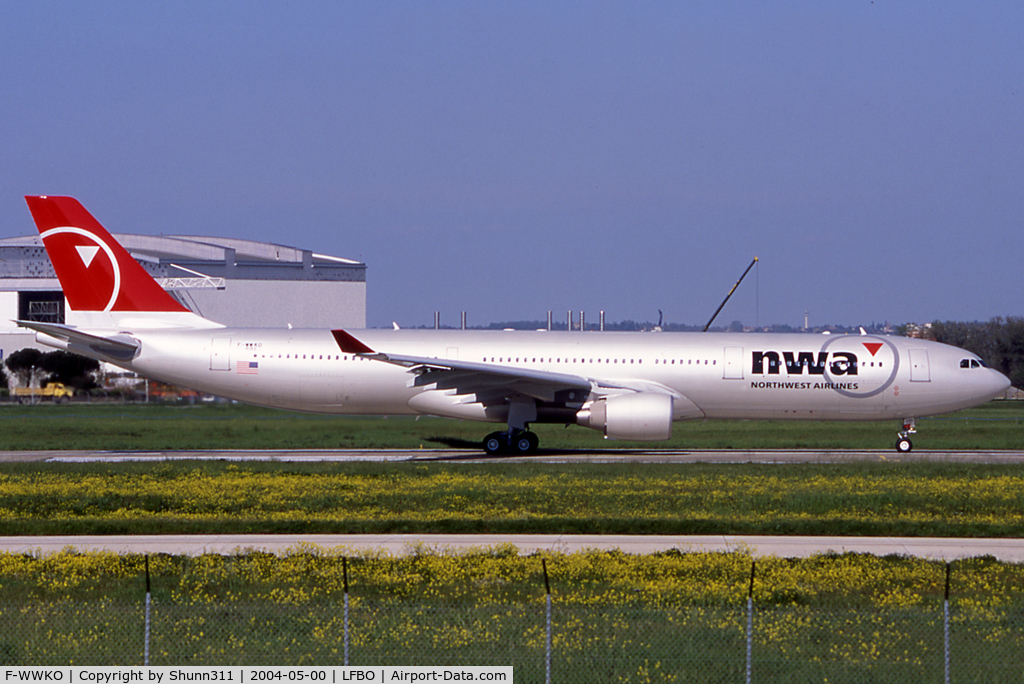 F-WWKO, 2004 Airbus A330-323 C/N 0591, C/n 0591 - To be N808NW