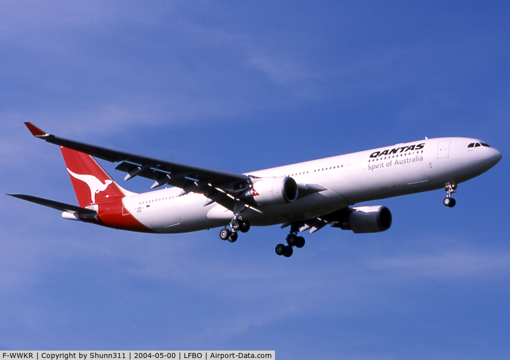 F-WWKR, 2004 Airbus A330-303 C/N 0595, C/n 0595 - To be VH-QPF