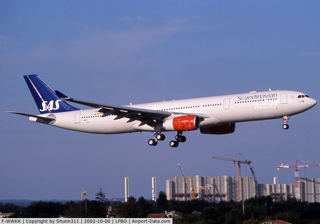 F-WWKK, 2002 Airbus A330-343X C/N 496, C/n 0496 - To be OY-KBN