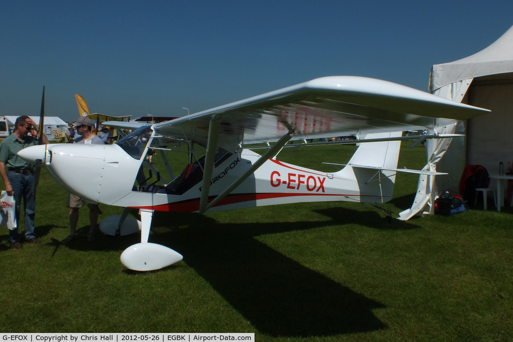 G-EFOX, 2011 Aeropro Eurofox 912(1) C/N BMAA/HB/604, at AeroExpo 2012