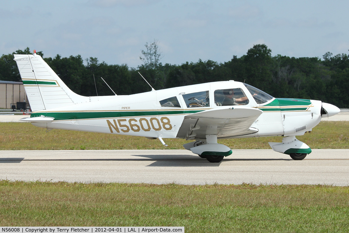 N56008, 1973 Piper PA-28-180 Cherokee C/N 28-7305517, At 2012 Sun N Fun