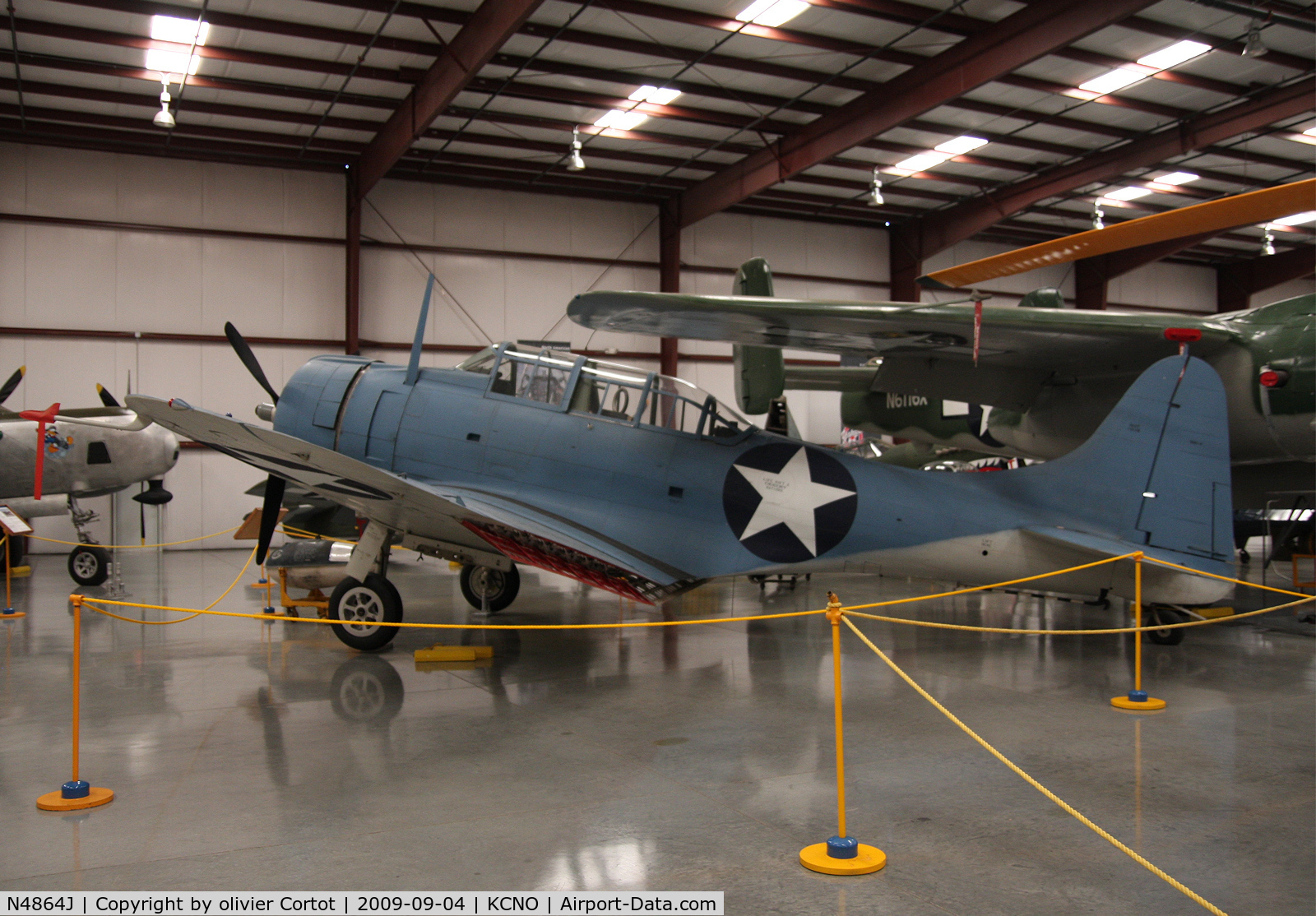 N4864J, Douglas SBD-4 Dauntless C/N 10518, Yanks air museum