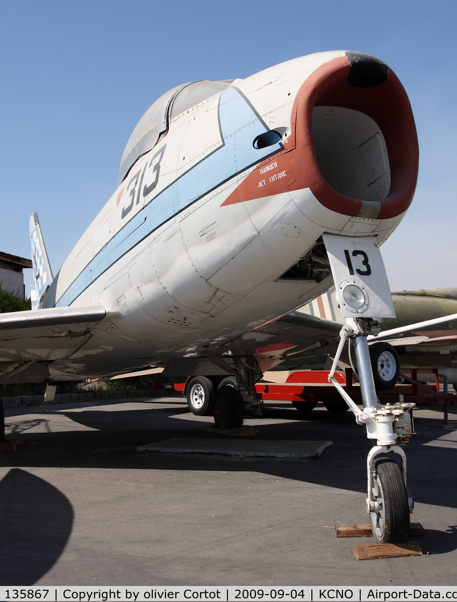 135867, North American FJ-3 Fury C/N 194-94, nice fury at the Planes of fame museum