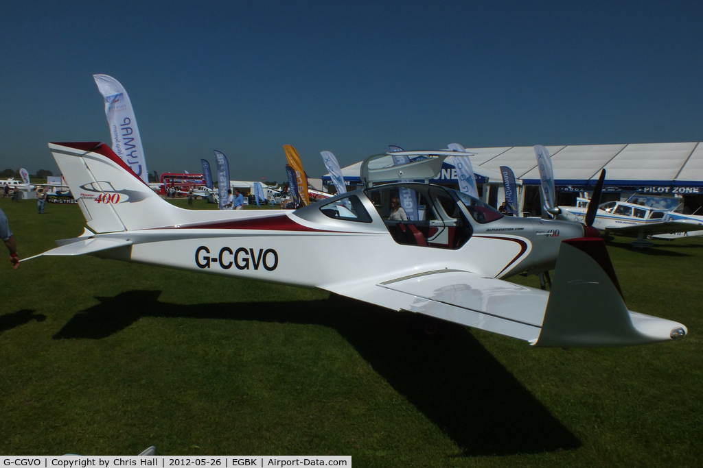 G-CGVO, 2011 Alpi Aviation Pioneer 400 C/N LAA 364-15006, at AeroExpo 2012