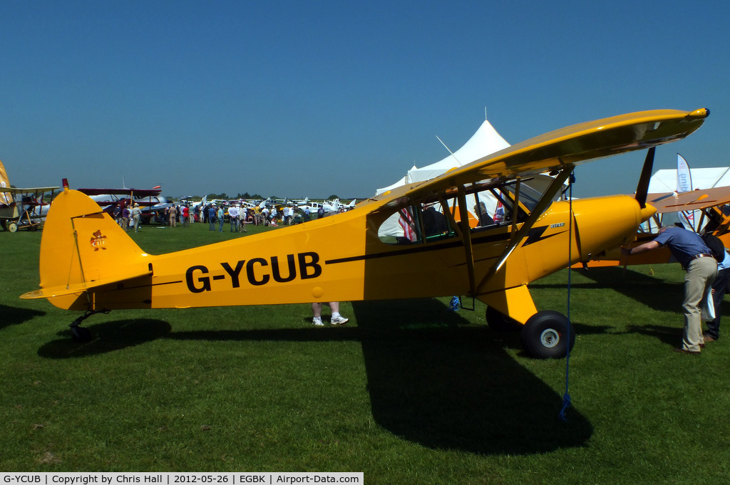 G-YCUB, 1993 Piper PA-18-150 Super Cub C/N 1809077, at AeroExpo 2012