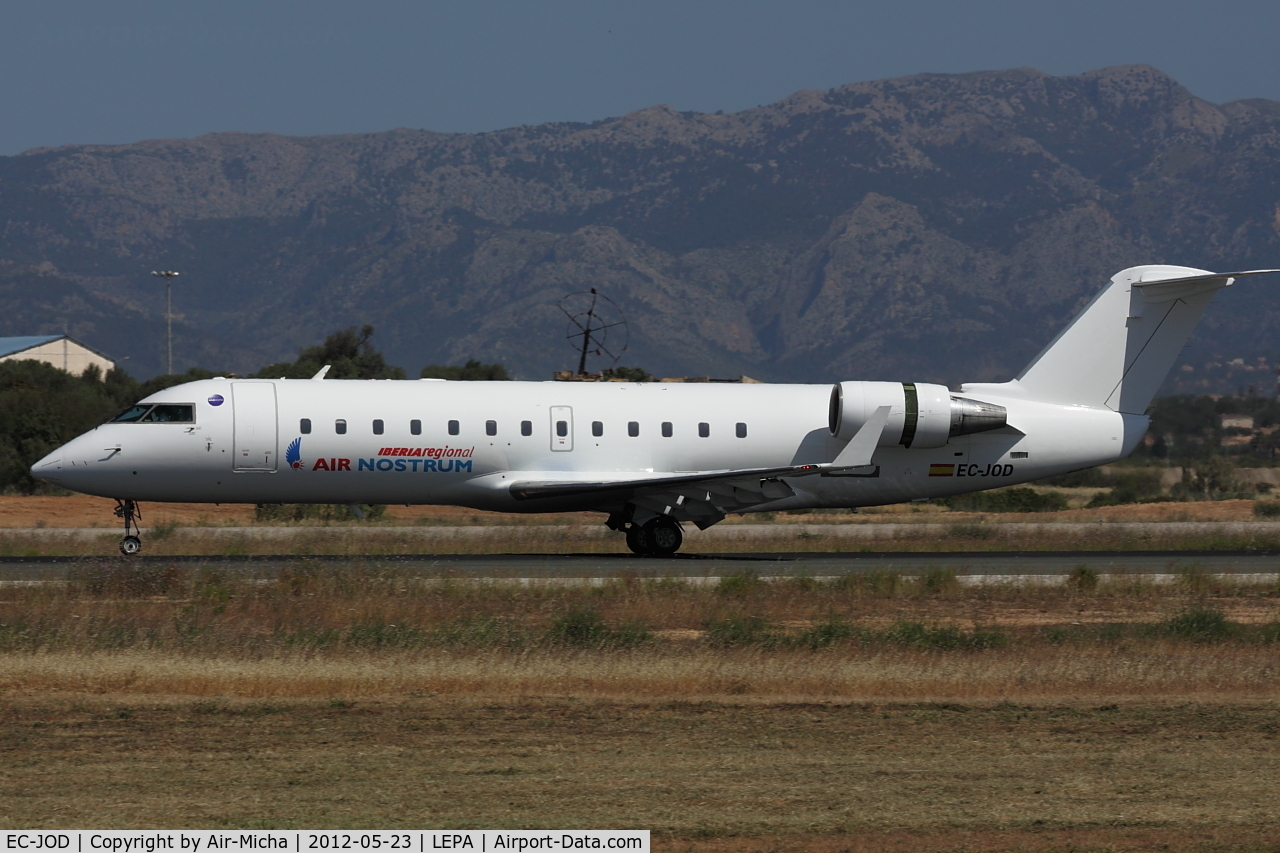 EC-JOD, 2006 Bombardier CRJ-200ER (CL-600-2B19) C/N 8061, Air Nostrum, Canadair Regional Jet 200ER, CN: 8061
