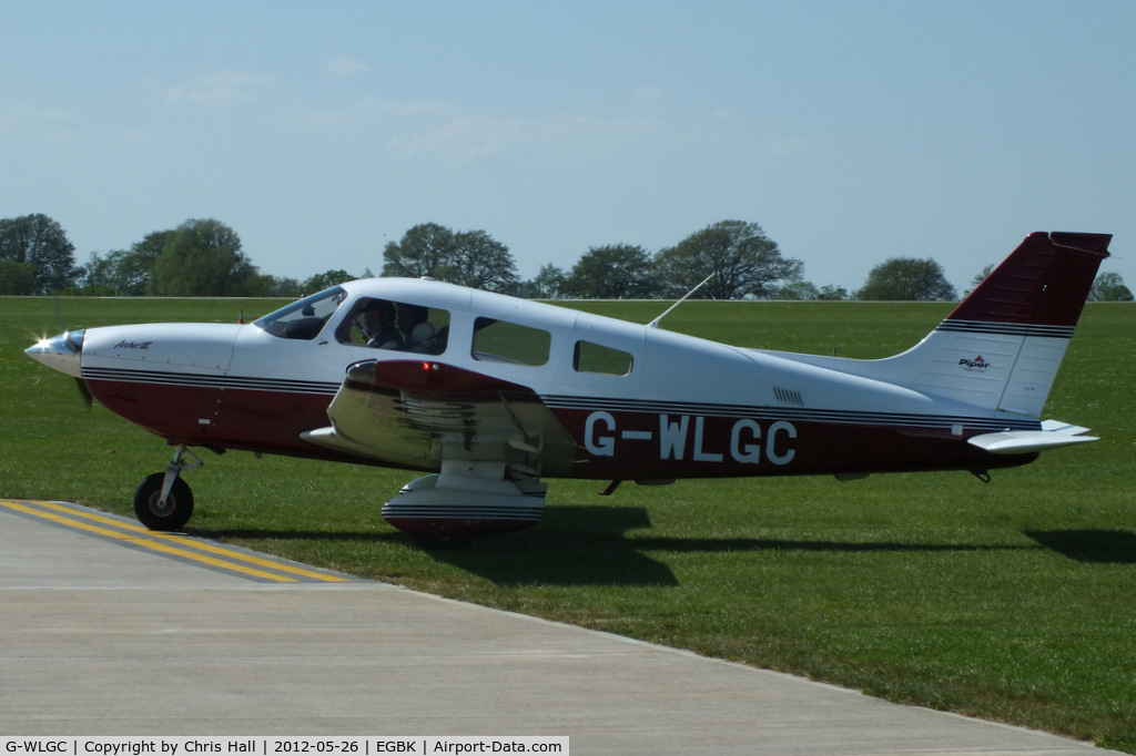 G-WLGC, 2001 Piper PA-28-181 Cherokee Archer III C/N 2843484, at AeroExpo 2012