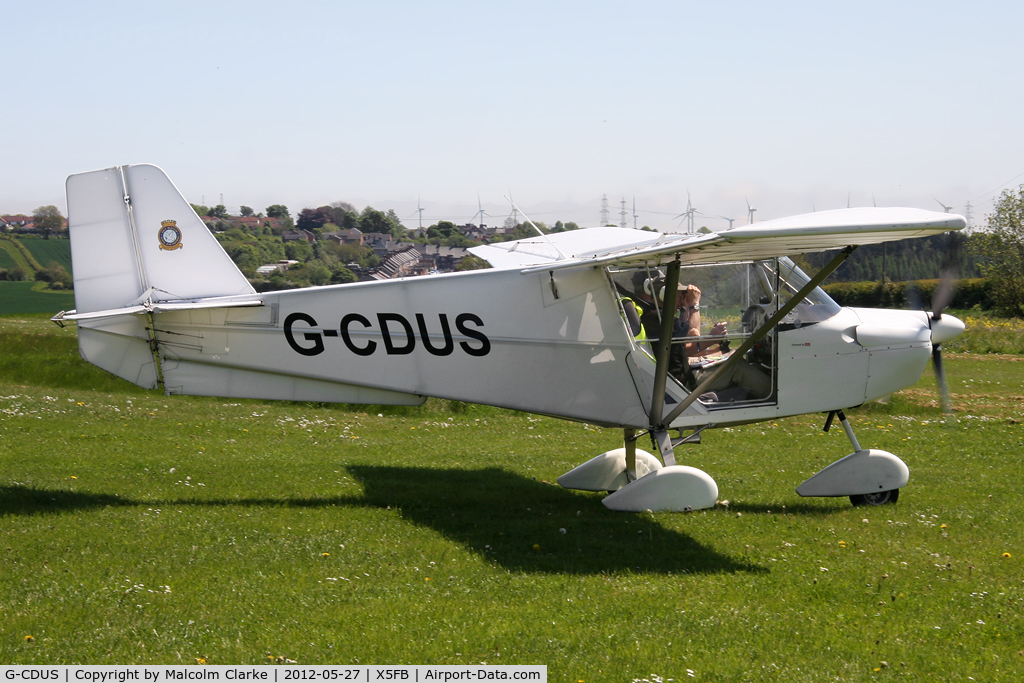 G-CDUS, 2006 Skyranger 912S(1) C/N BMAA/HB/490, Skyranger 912S(1), Fishburn Airfield, May 2012.