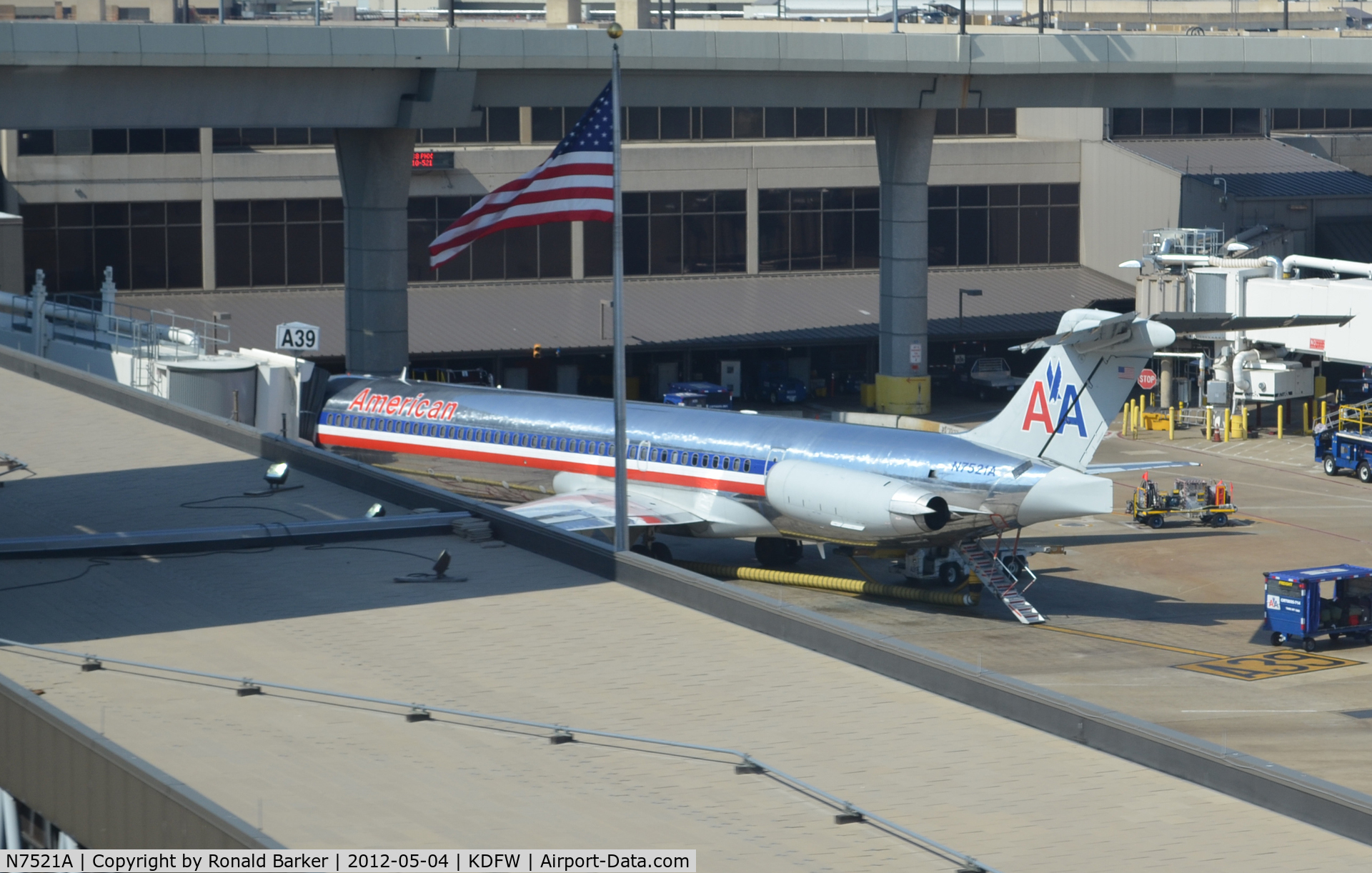 N7521A, 1990 McDonnell Douglas MD-82 (DC-9-82) C/N 49898, Dallas