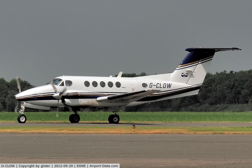 G-CLOW, 1981 Beech 200 Super King Air C/N BB-821, Arriving from Docaster for some routine maintenance