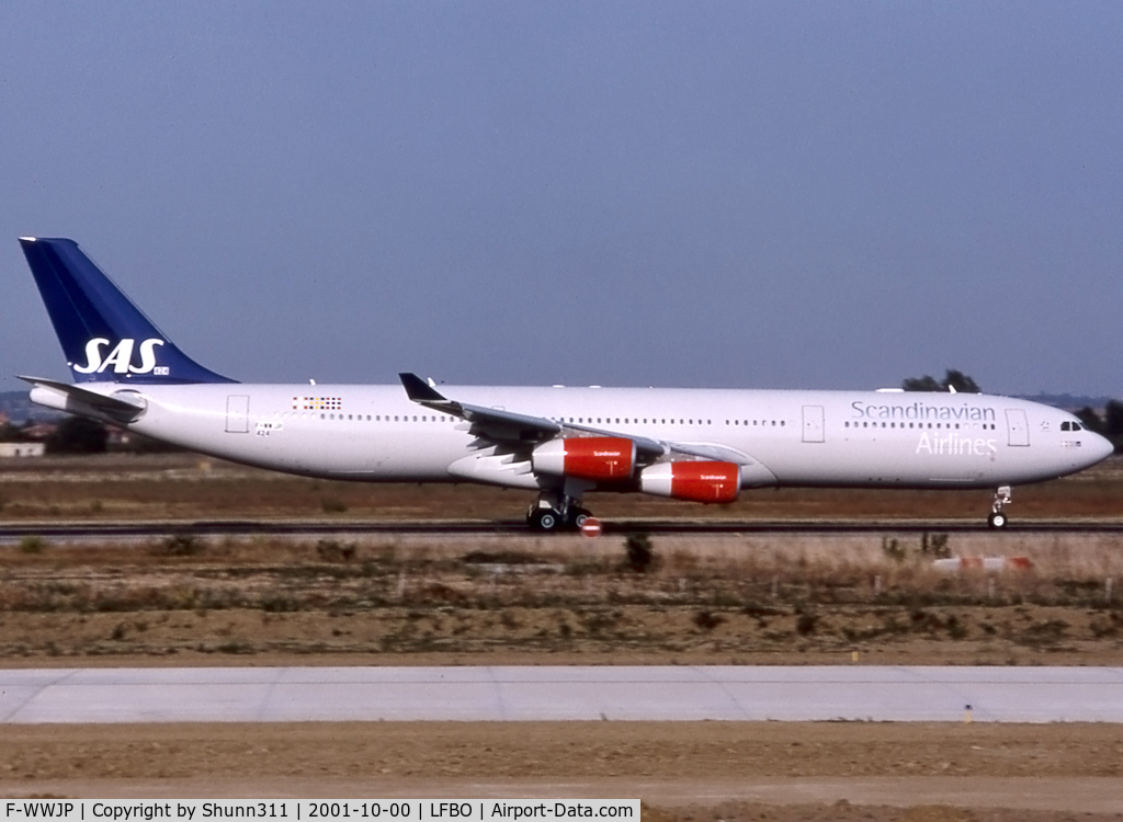 F-WWJP, 2001 Airbus A340-313X C/N 424, C/n 0424 - To be LN-RKG