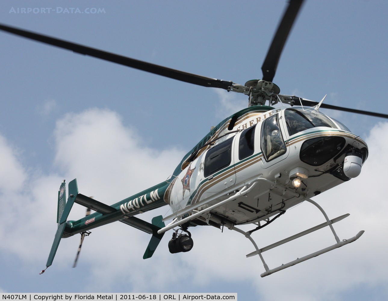 N407LM, 2007 Bell 407 C/N 53767, Orange County Sheriff